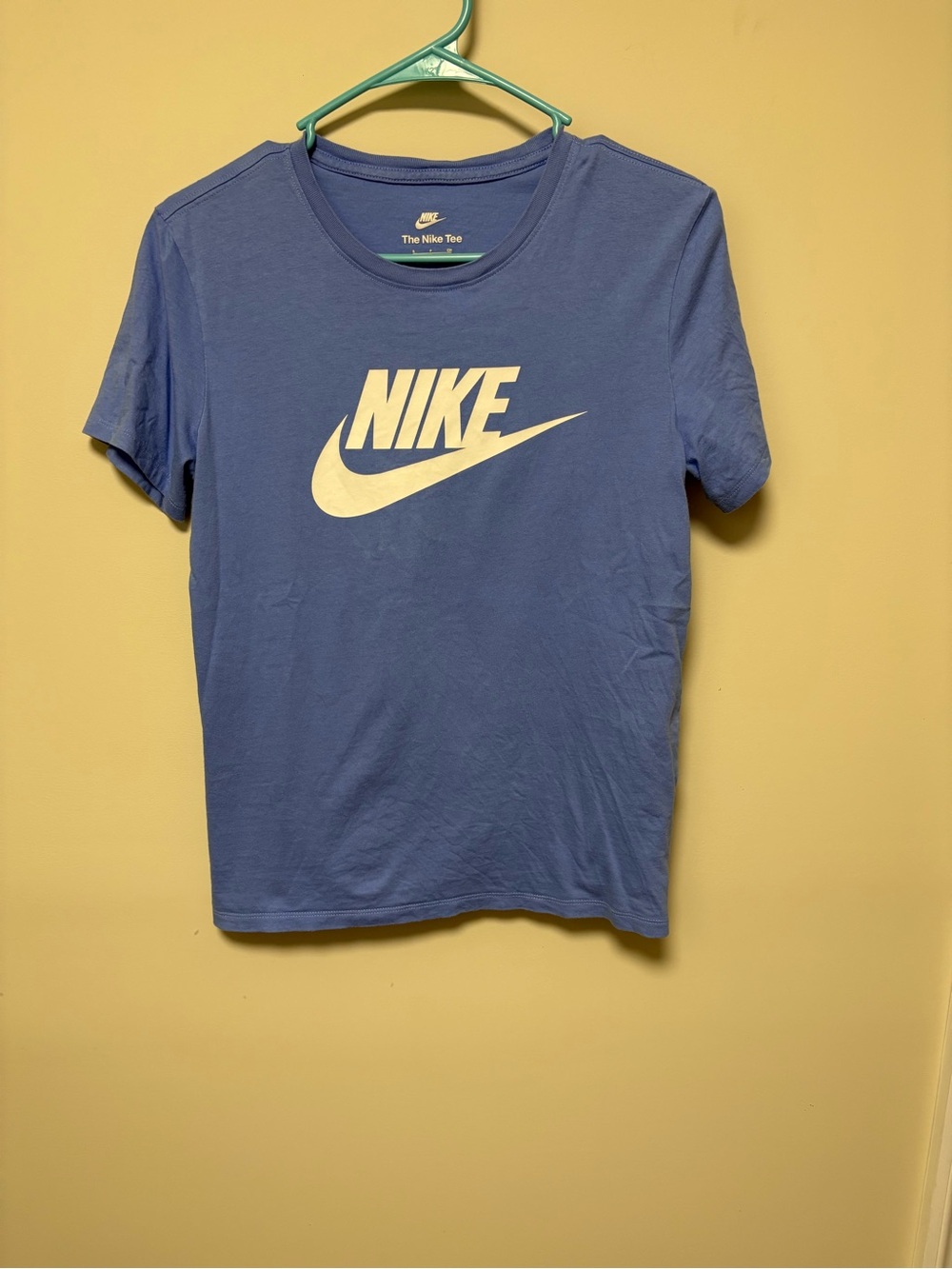 Nike Women’s Blue Tee with White Swoosh